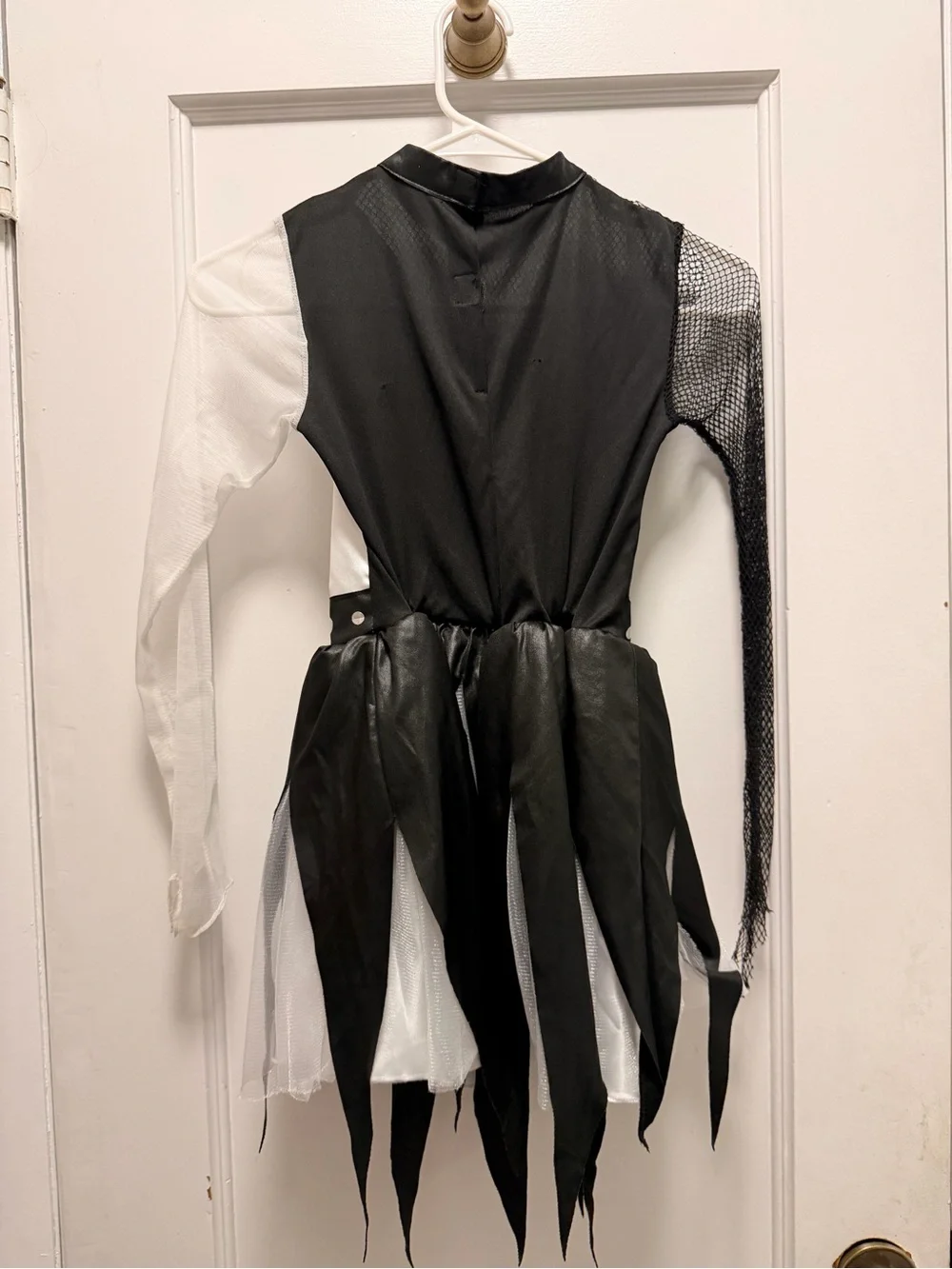 Amscan Child Twisted Angel White/Black Dress Halloween Costume with Wings